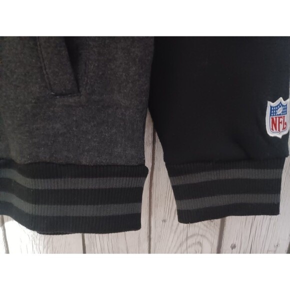Official NFL Bomber Jacket Shield Logo Medium Gray NFL Team Apparel New $130MSRP - Picture 7 of 9